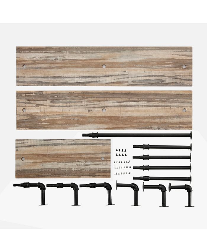 Danya B Aurora Three Tier Pipe Shelf Unit Macy's