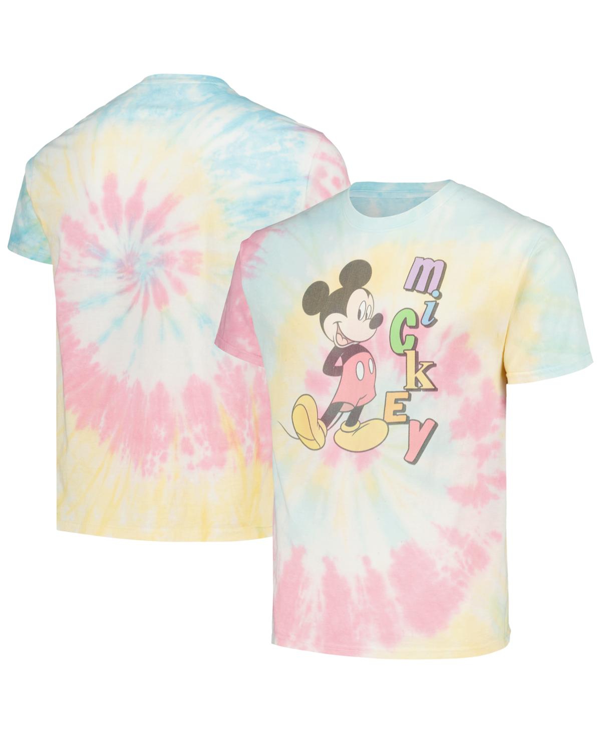 Men's and Women's Mickey and Friends Name Graphic T-shirt - Blue