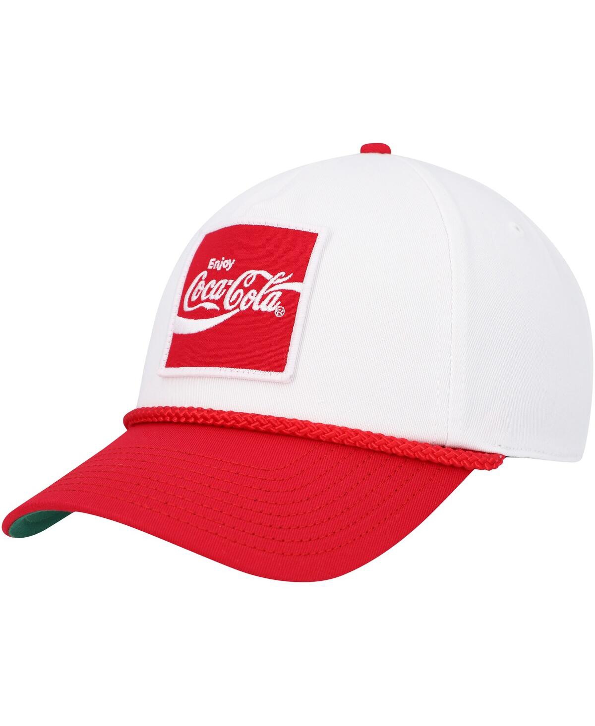 Men's American Needle White, Red Coca-Cola Roscoe Adjustable Hat - White, Red