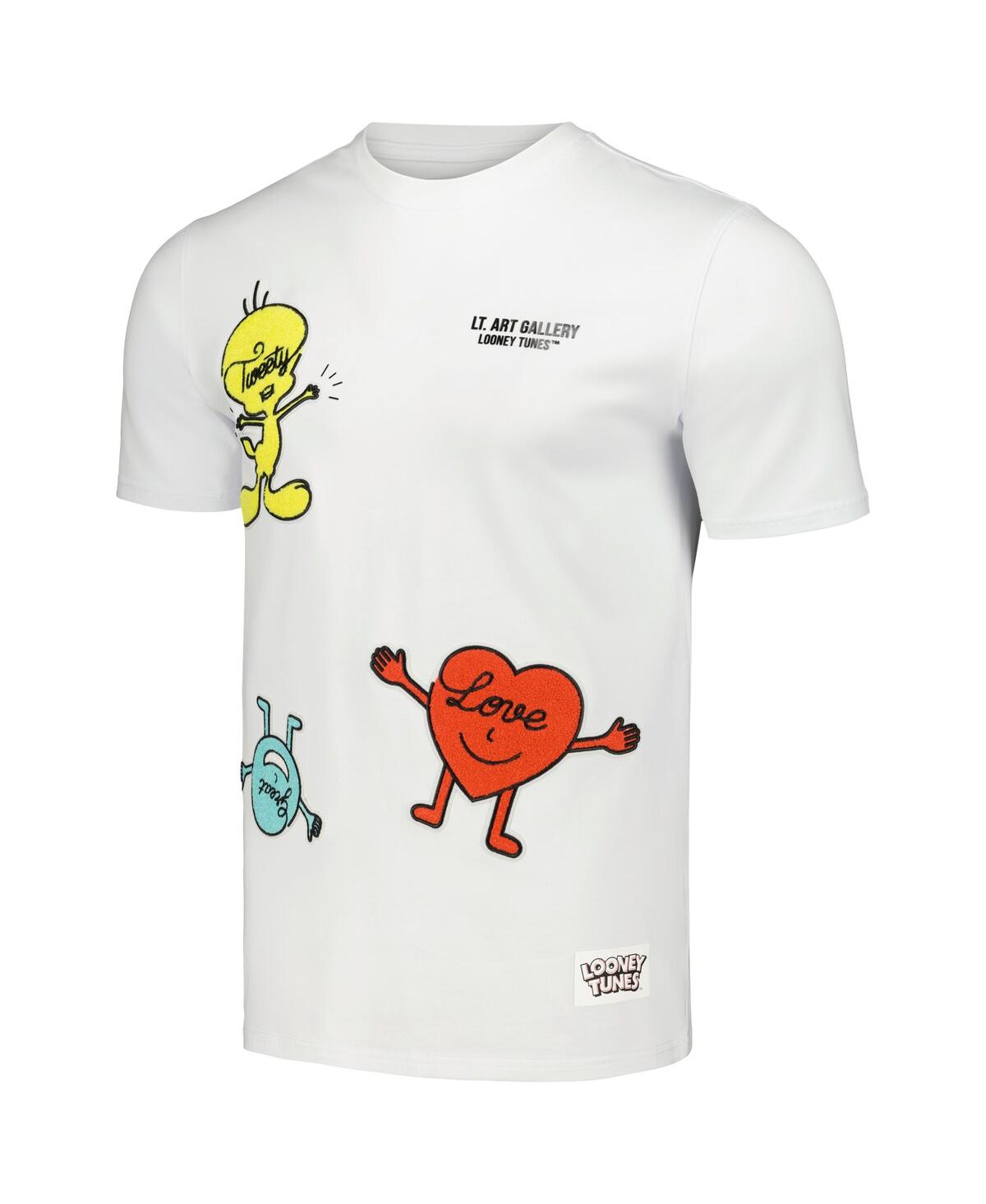 Shop Freeze Max Men's And Women's  White Looney Tunes Positive Energy T-shirt