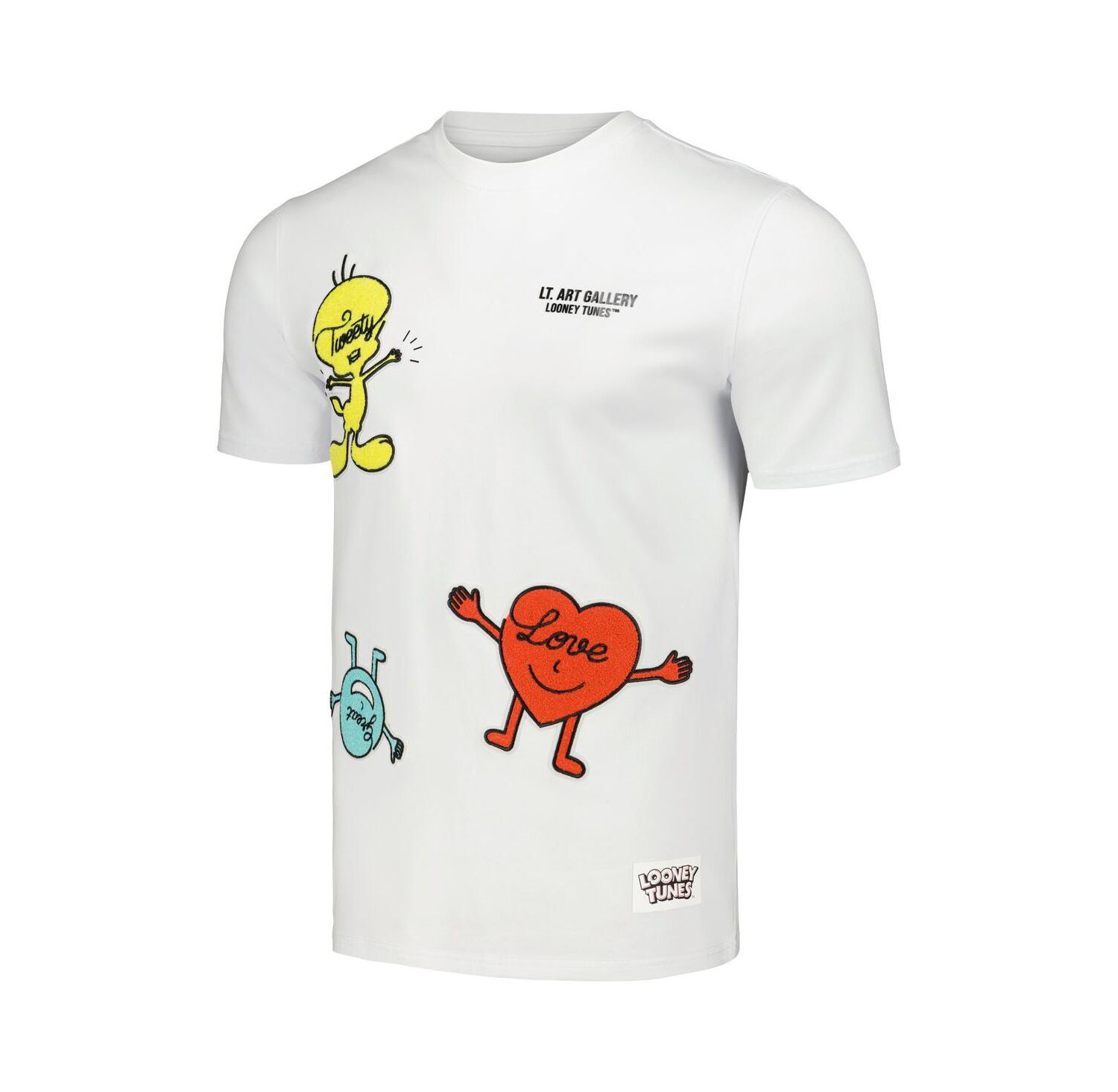 Men's and Women's White Looney Tunes Positive Energy T-shirt