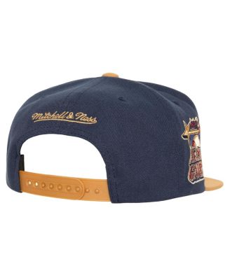 Men's Navy Atlanta Braves Work It Snapback Hat