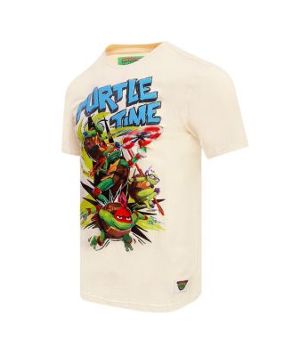 Men's and Women's Natural Teenage Mutant Ninja Turtles Turtle Time Graphic T-shirt