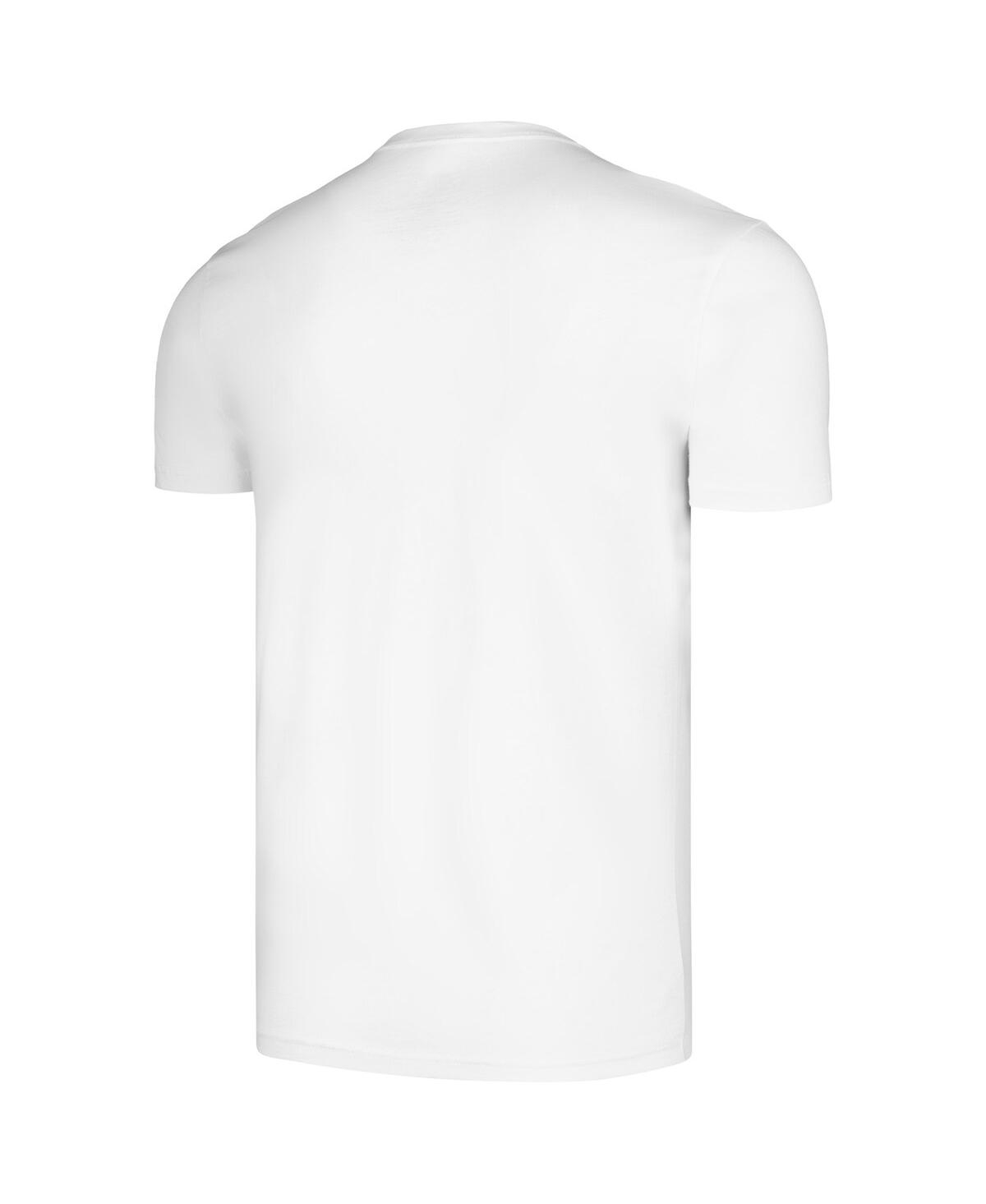 Global Merch Men's White Slayer Drip Logo T-shirt In White