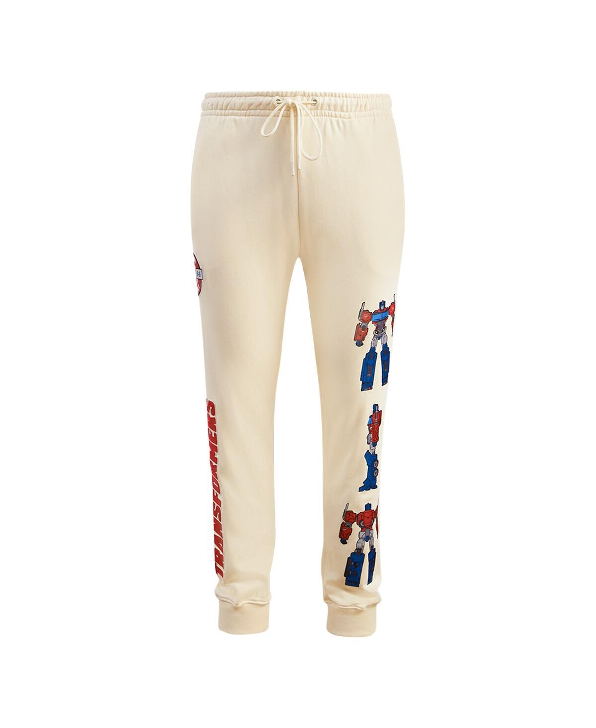 Shop Freeze Max Men's  Natural Transformers Optimus Prime Joggers