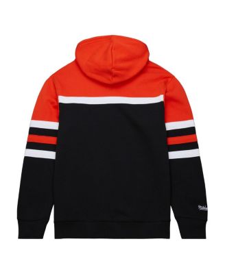 Men's Black, Orange Philadelphia Flyers Head Coach Pullover Hoodie