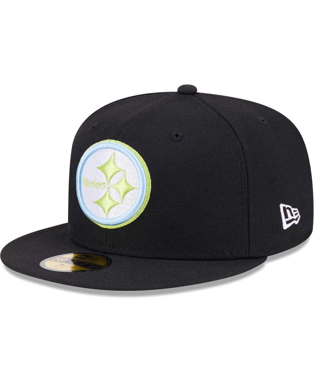 Men's New EraPittsburgh Steelers Multi 59FIFTY Fitted Hat - Black