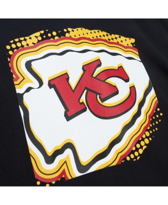 Men's Black Kansas City Chiefs Gridiron Classics Big Face 7.0 Pullover Hoodie
