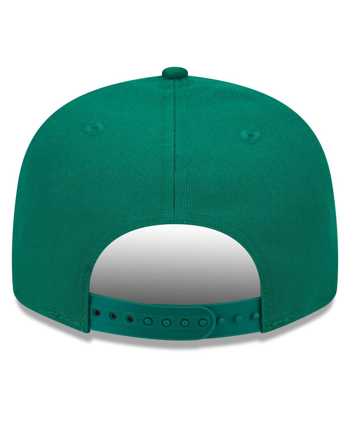 Men's New EraBoston Celtics 2024 Nba All-Star Game Rally Drive Finish Line Patch 9FIFTY Snapback Hat - Kelly Green