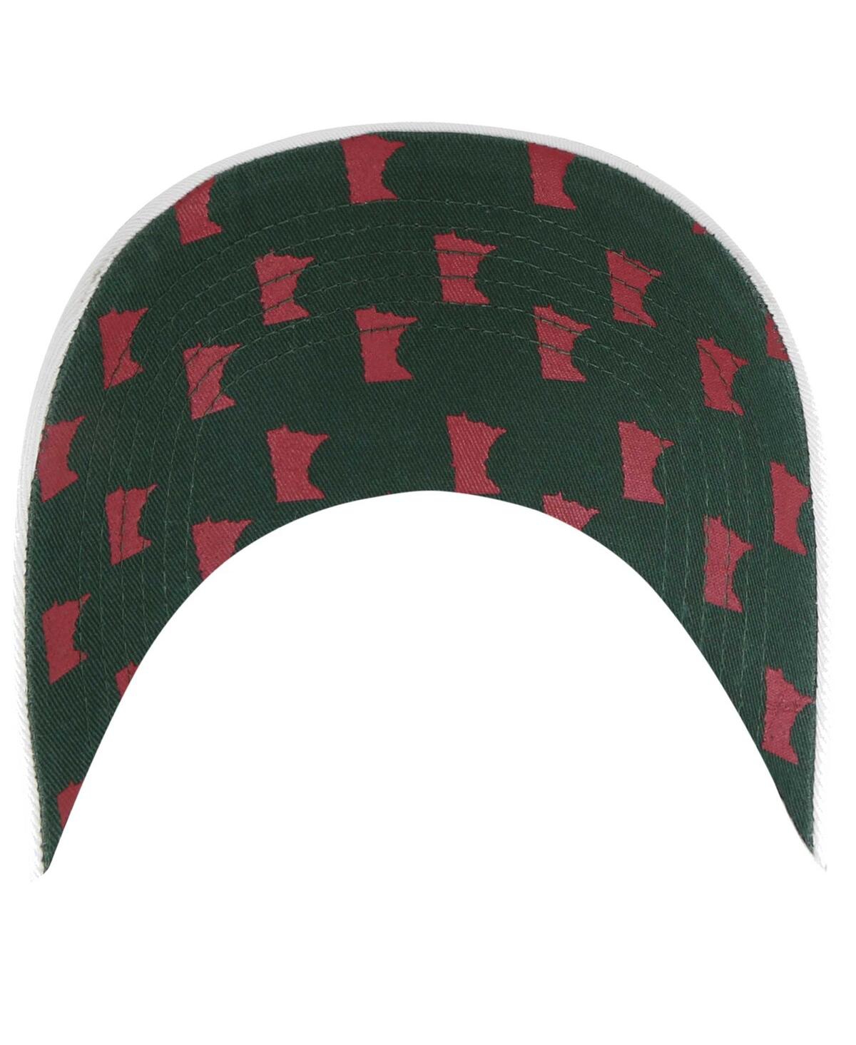 47 Brand Women's ' White Minnesota Wild Confetti Clean Up Adjustable Hat In White