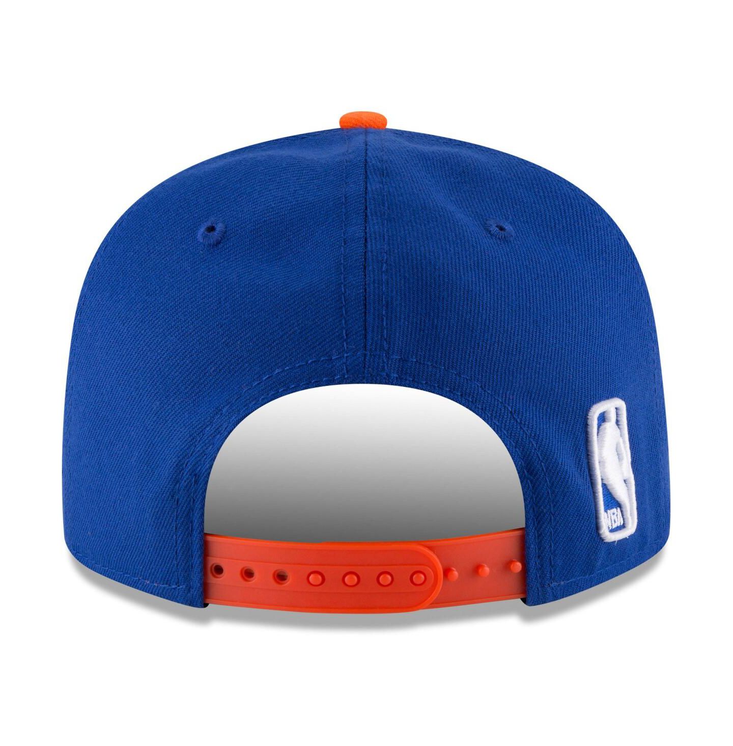 Мужская кепка New Era Blue, Orange New York Knicks Two-Tone 9FIFTY Adjustable Hat — фото 4