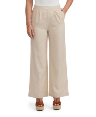 Ellen Tracy Women s Wide Leg Pant with Front Pleats Macy s