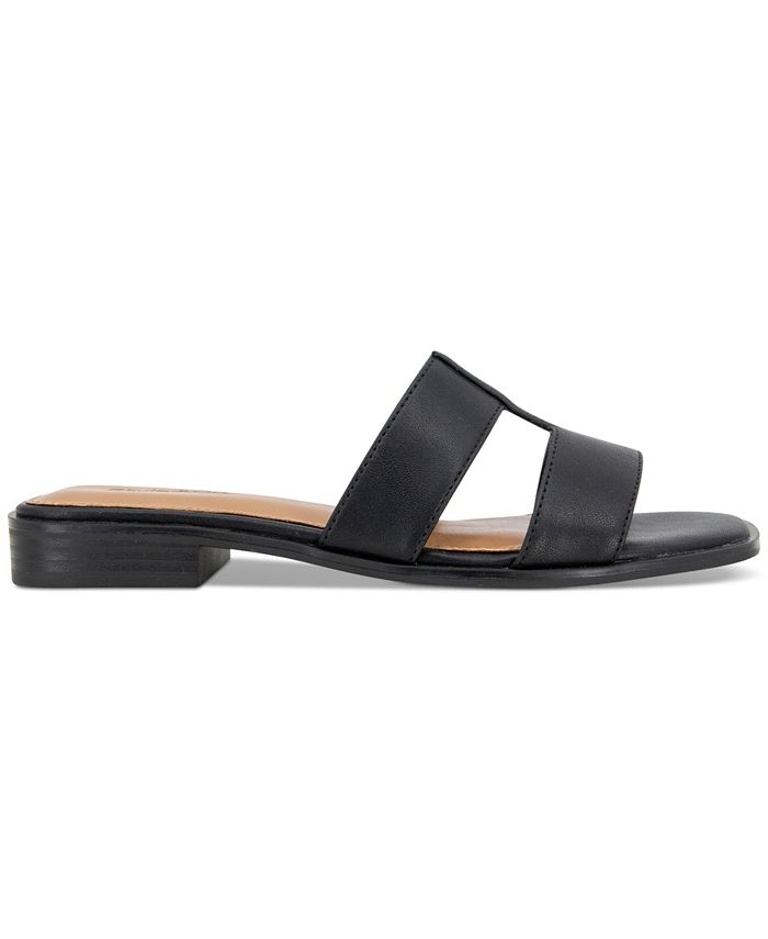 Style & Co Gabbyy Slip-On Slide Flat Sandals, Created for Macy's - Macy's