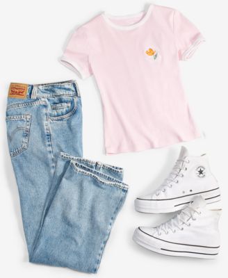 Levi's Women's Super-Low Double-Button Relaxed-Fit Denim Levi's Women's Super-Low Double-Button Relaxed-Fit Denim