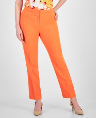 Kasper - Petite Slim Straight-Leg Trousers