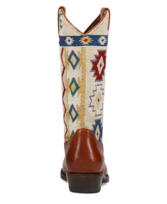 Women's Billy Western Fabric Leather Boots