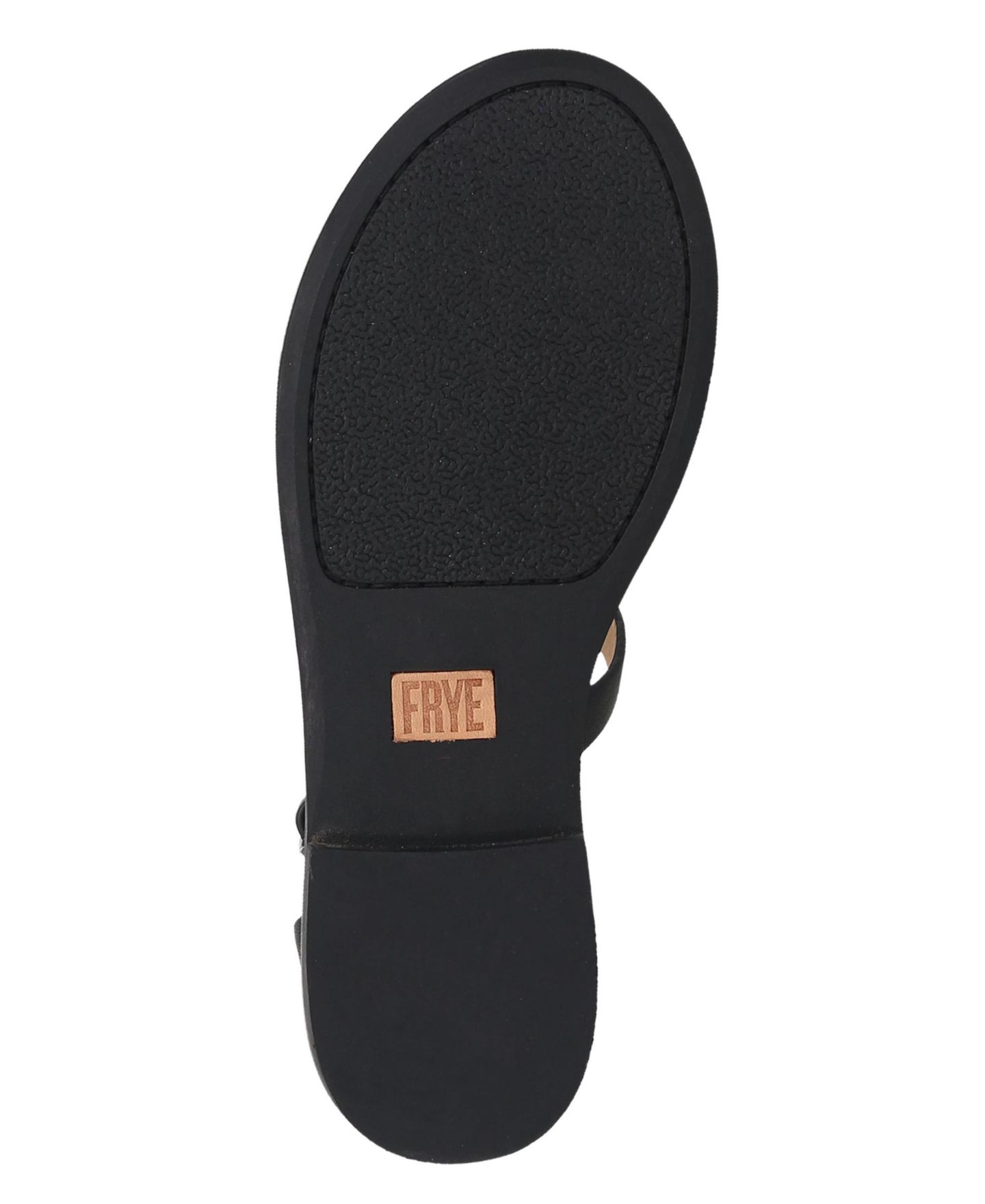 Женские сандалии Frye Taylor Thong Leather Flat, цвет: Чёрный натуральный кожаный — фото 6