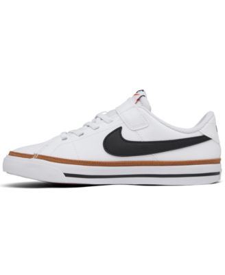 Little Kids Court Legacy Adjustable Strap Closure Casual Sneakers from Finish Line