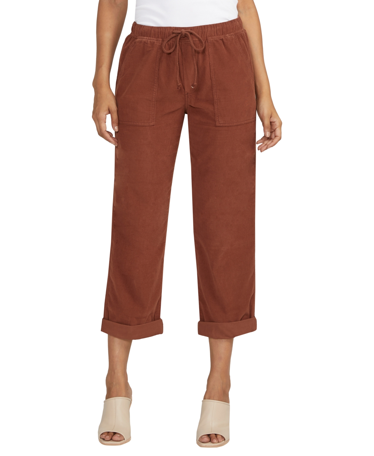 Women's Relaxed Drawstring Pants - Olive