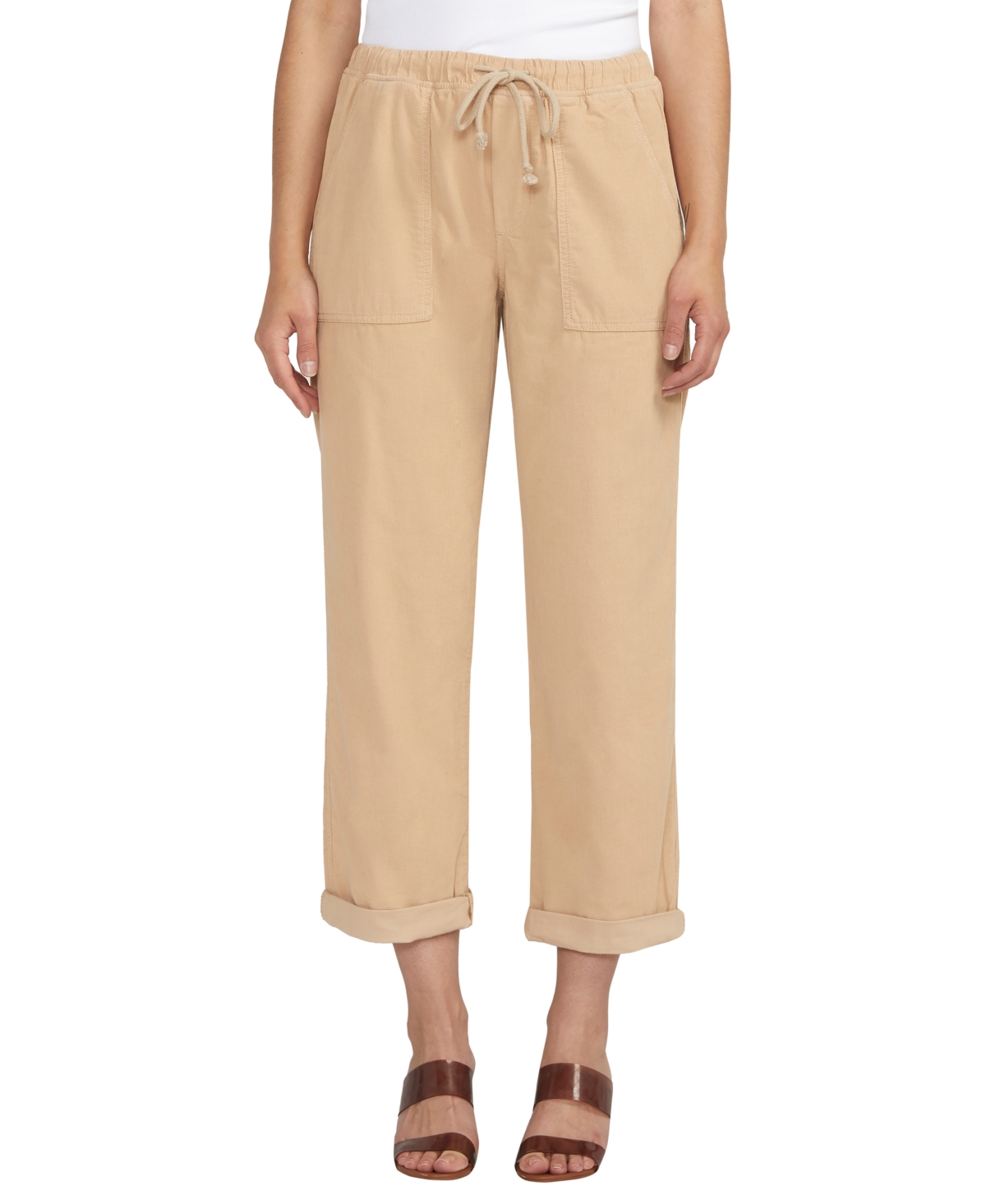 Women's Relaxed Drawstring Pants - Olive
