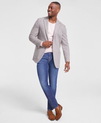 Men's knit sport coat sale