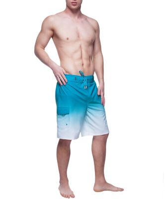 Men's 9" NO Liner Board Shorts Elastic Waist Quick Dry Swim Trunks