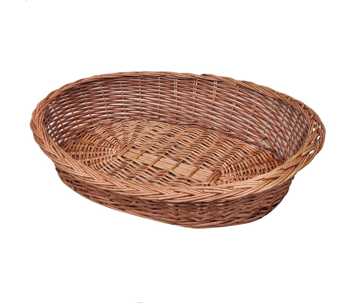 Willow Dog Basket/Pet Bed Natural 35.4" - Brown
