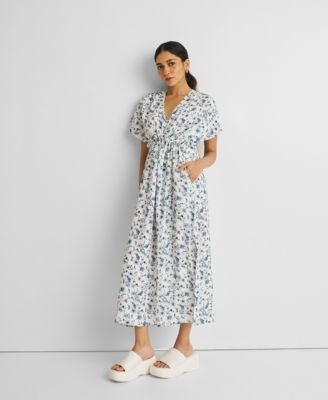 Women's Gathered Maxi Dress
