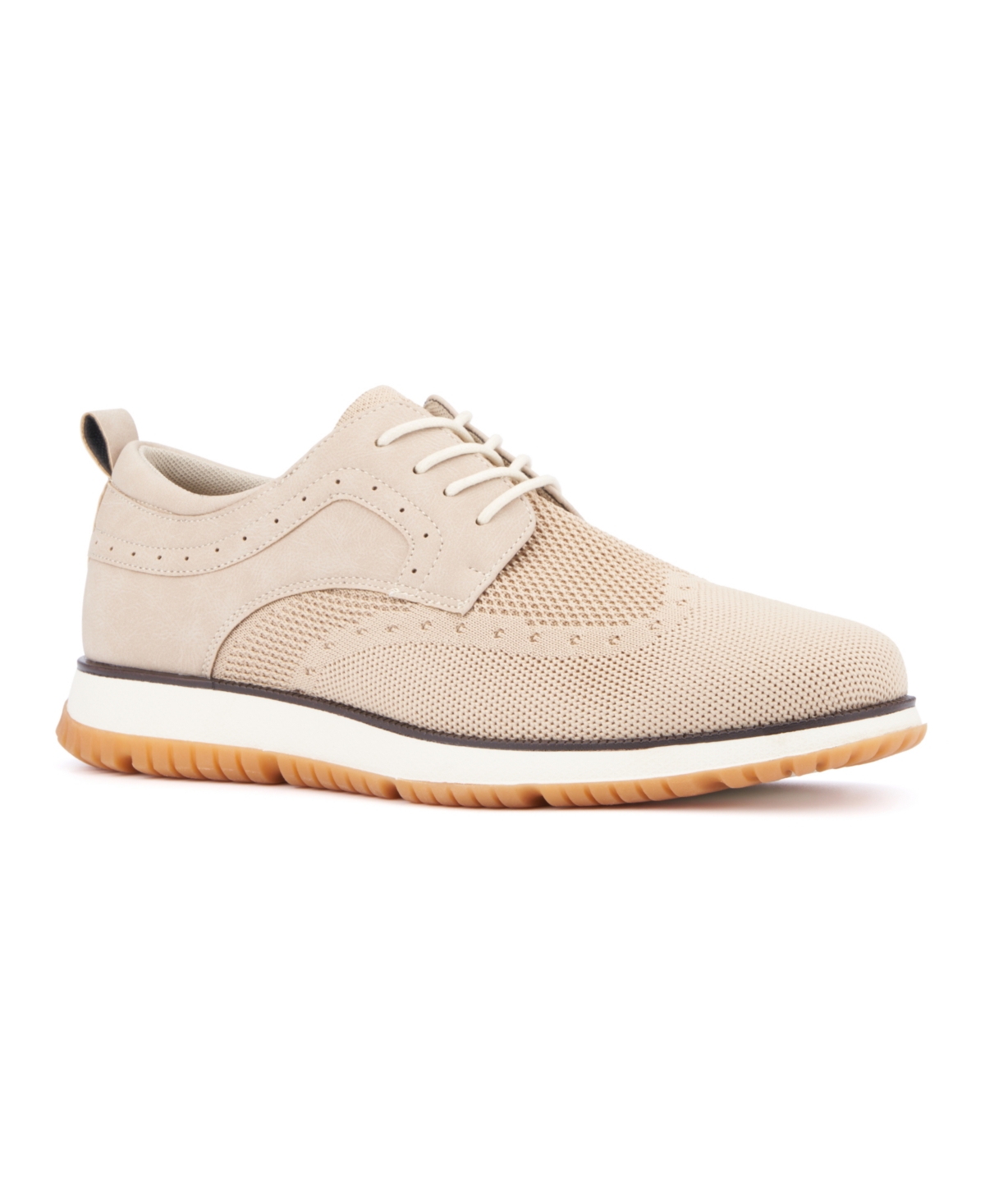 Shop New York And Company Men's Wiley Low Top Sneakers In Beige