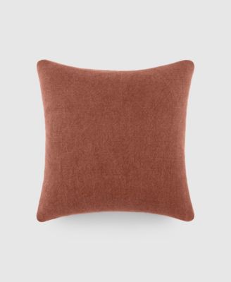 Stone Washed and Distressed Decorative Pillow, 20" x 20"