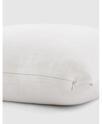 Stone Washed and Distressed Decorative Pillow, 20" x 20"