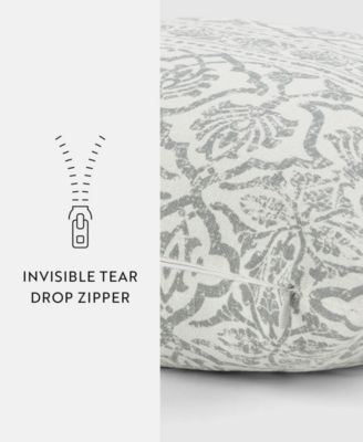 Damask Printed Decorative Pillow, 20" x 20"