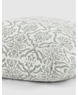 Damask Printed Decorative Pillow, 20" x 20"