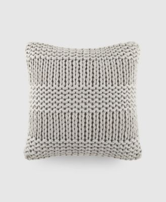 Cozy Chunky Knit Decorative Pillow, 20" x 20"