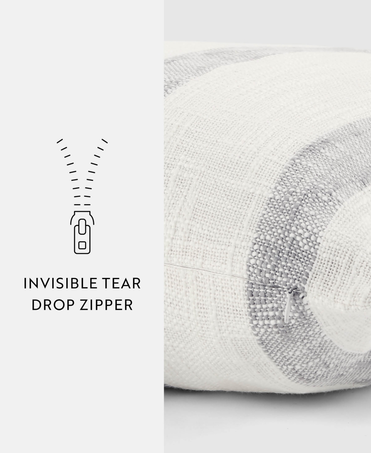 ienjoy Home Striped Yarn Dyed Decorative Pillow,