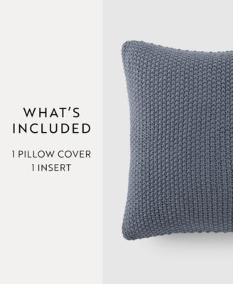 Stitch Knit Decorative Pillow, 20" x 20"