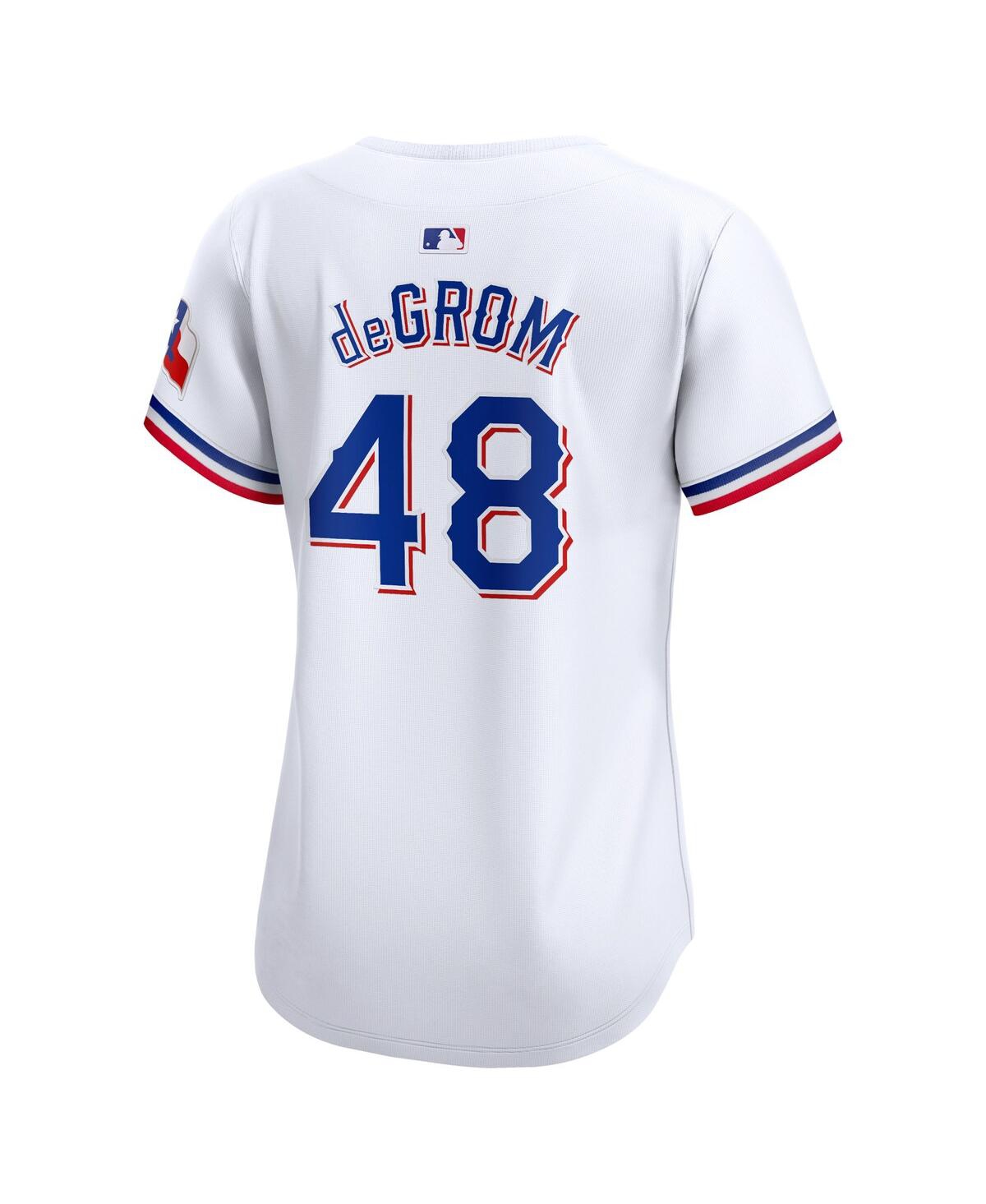 Women's Nike Jacob deGromTexas Rangers Home Limited Player Jersey - White