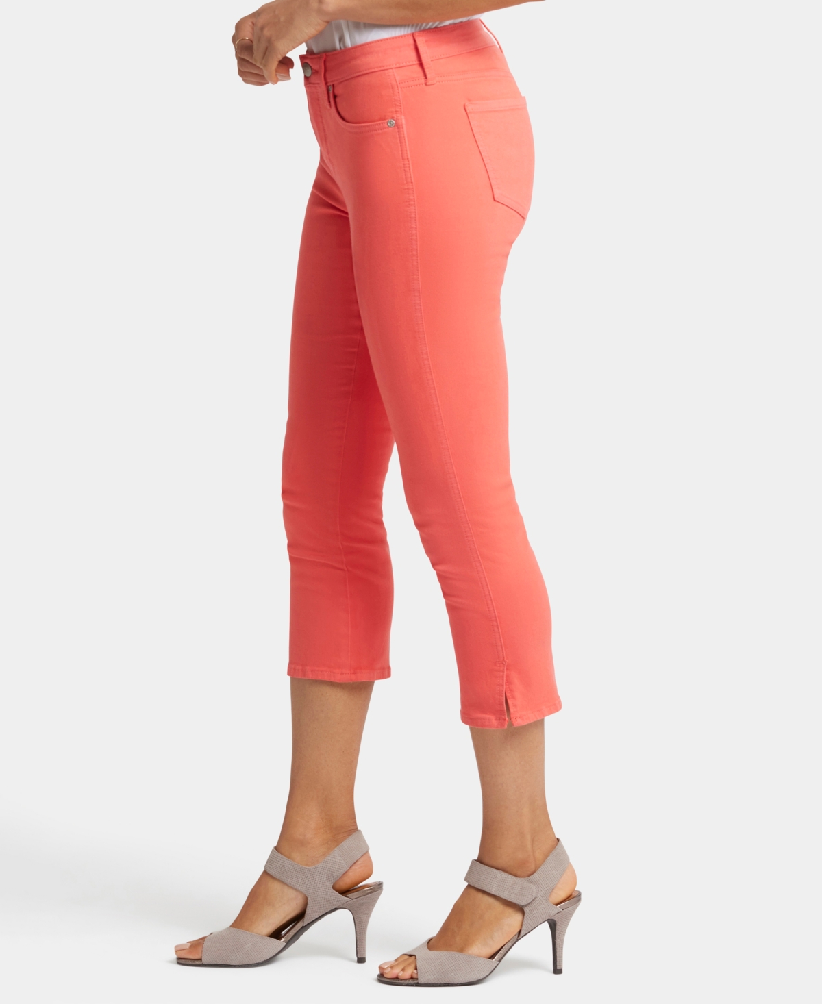 Shop Nydj Women's Chloe Capri Cropped Length Jeans In Fruit Punch