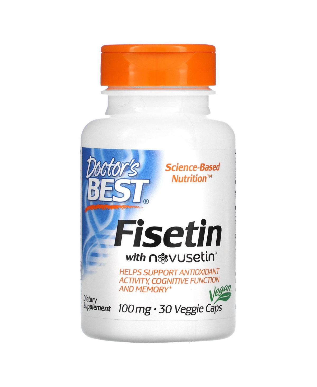Fisetin with Novusetin 100 mg - 30 Veggie Caps - Assorted Pre-Pack