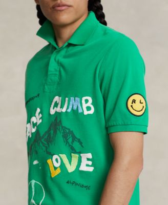 Polo Ralph Lauren Men's Classic-Fit Peace Climb Love Polo