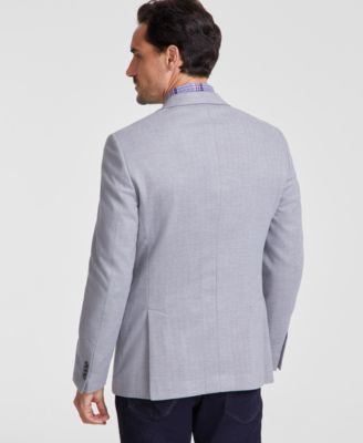 Men's Classic Fit Herringbone Woven Sport Coat