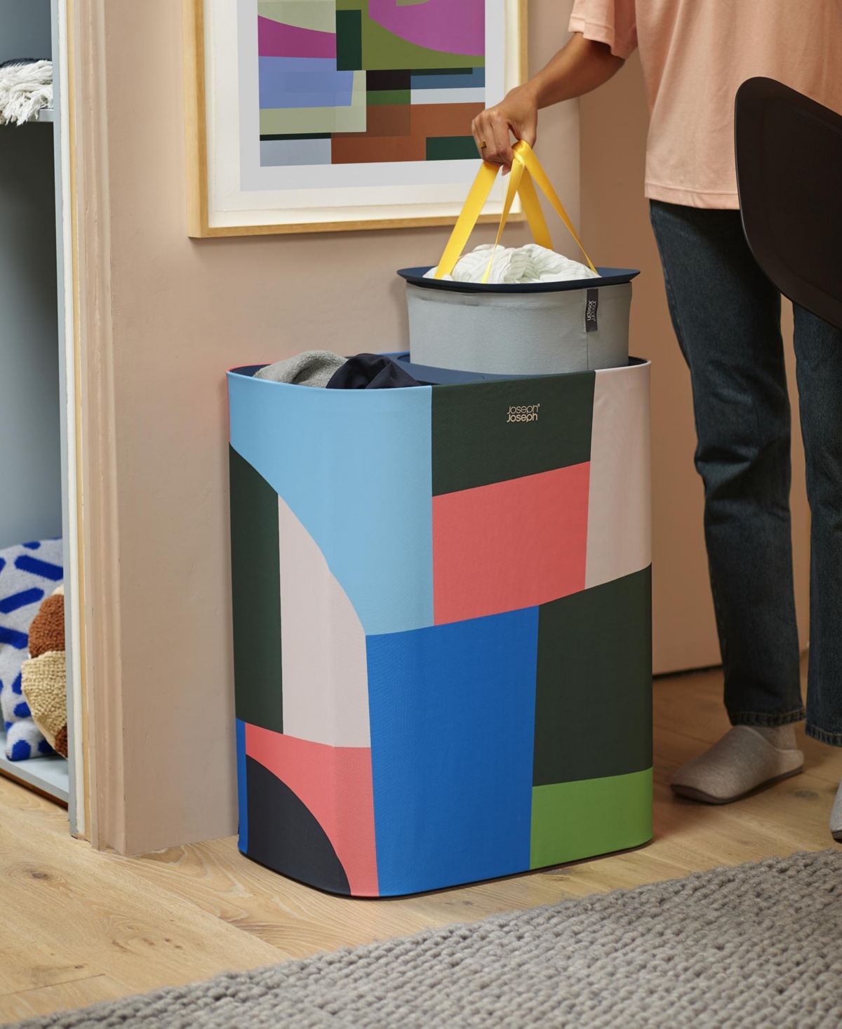 Joseph Joseph Tota Laundry Separation Basket In Multi