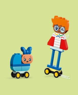 DUPLO Town Buildable People with Big Emotions Interactive Toy 10423, 71 Pieces