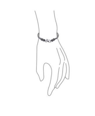 Bali Byzantine Chain Link Bracelet Eye And Hook 925 Sterling Silver Hand Crafted 7 inch