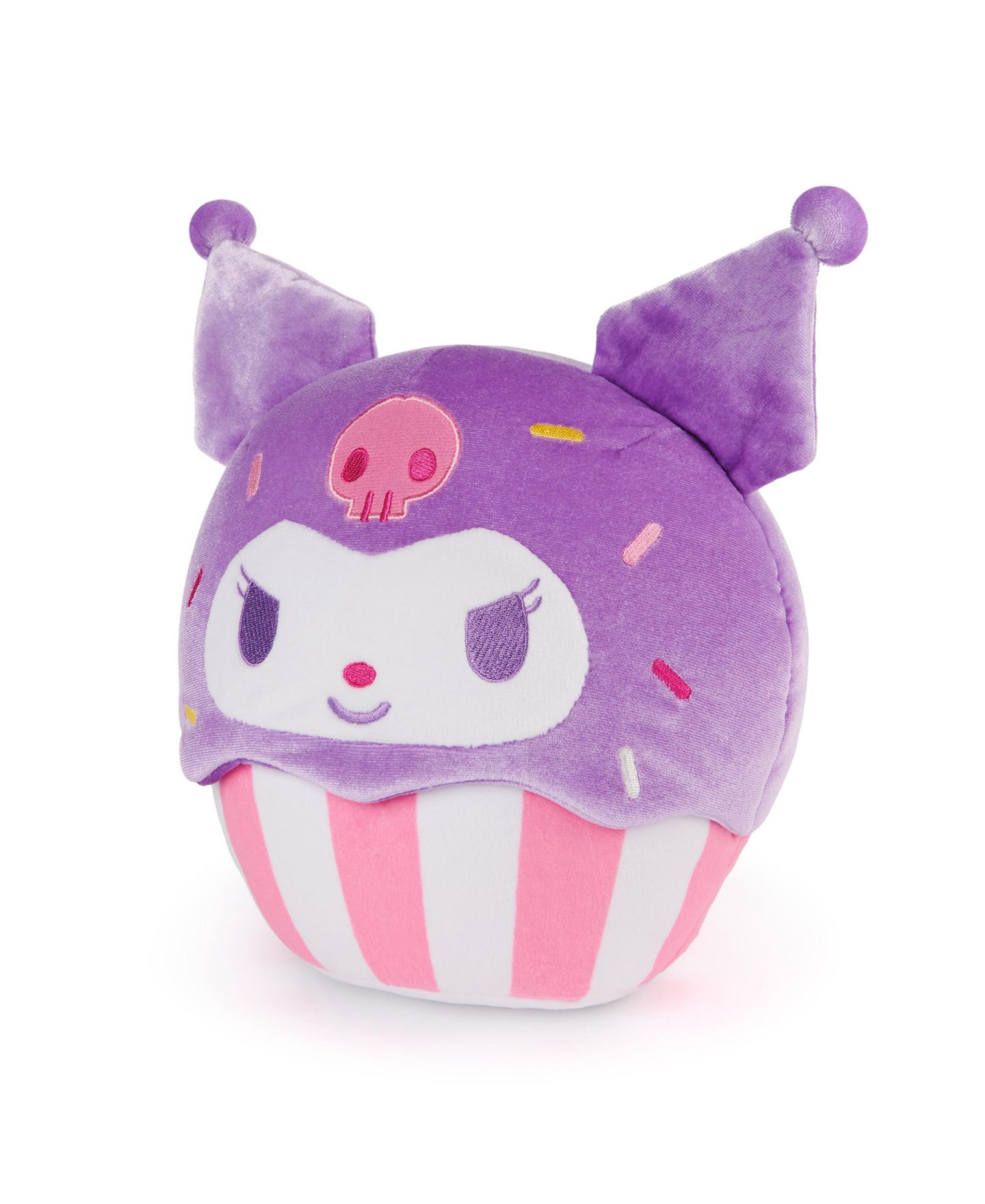Детские мягкие игрушки Gund Sanrio Hello Kitty and Friends Kuromi Cupcake Plush, Stuffed Animal, For Ages 3 and up, 10" — фото 4
