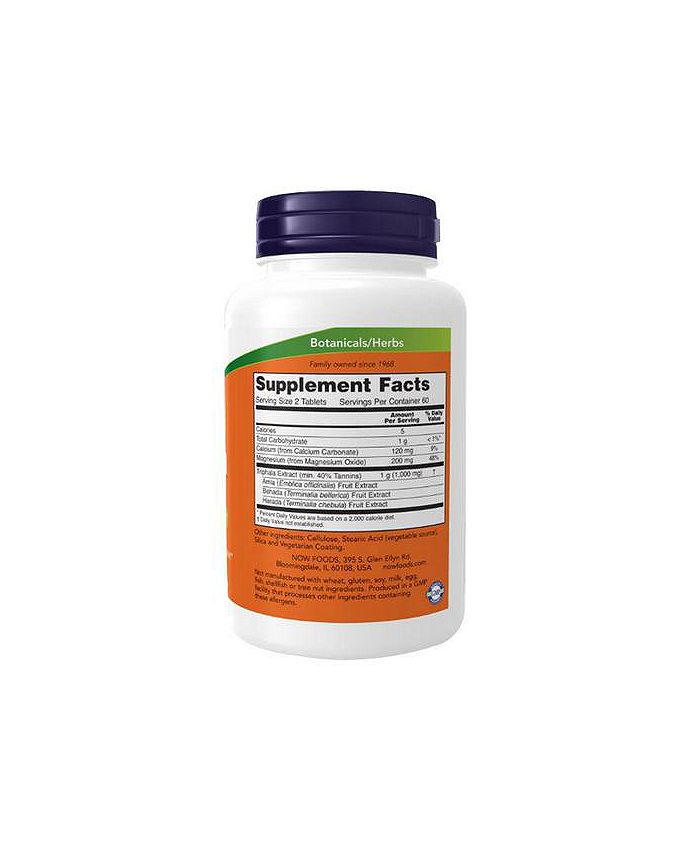 NOW Foods Triphala, 500 mg, 120 Tabs Macy's