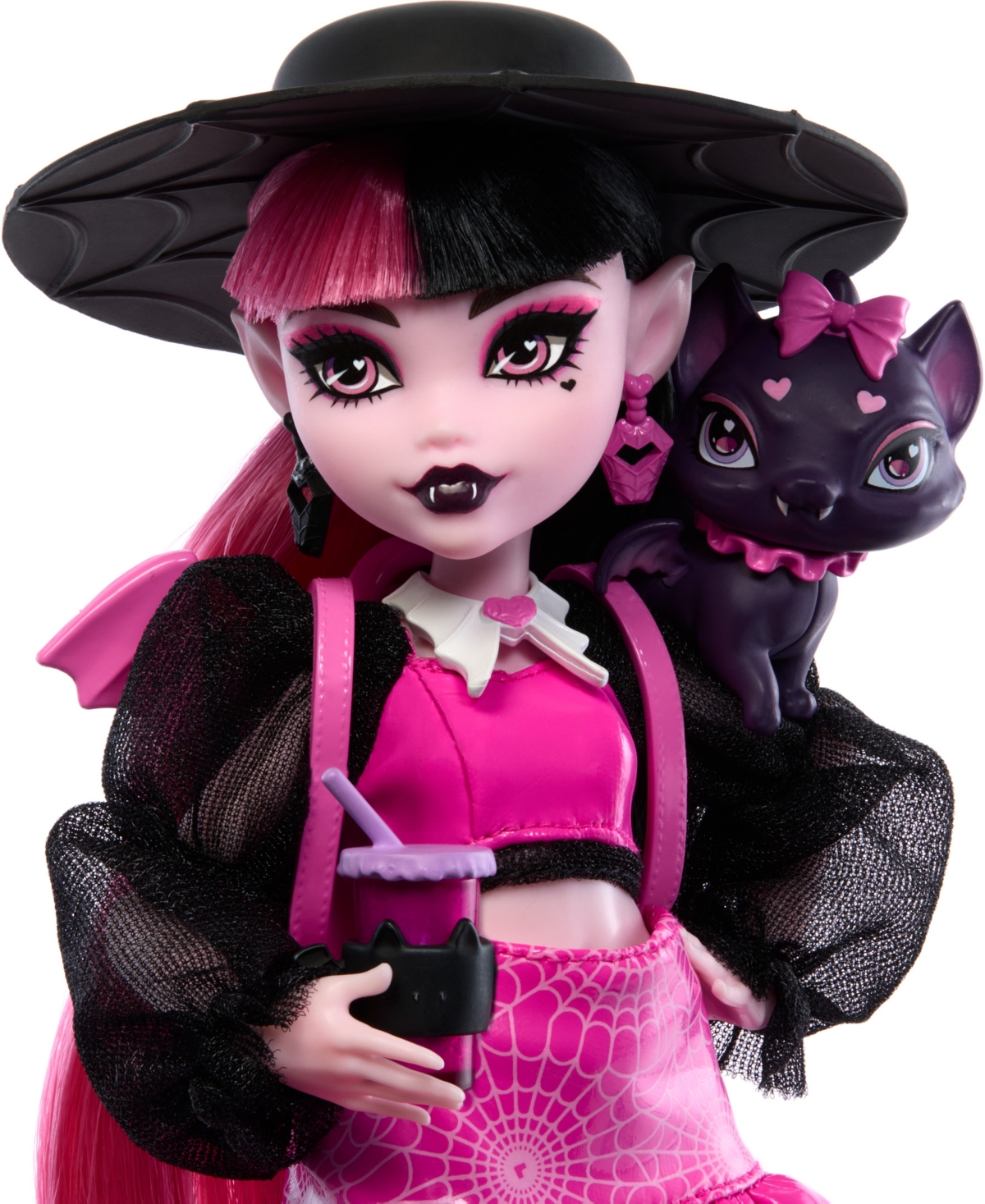 Shop Monster High Draculaura Fashion Doll With Pet Count Fabulous And Accessories In No Color