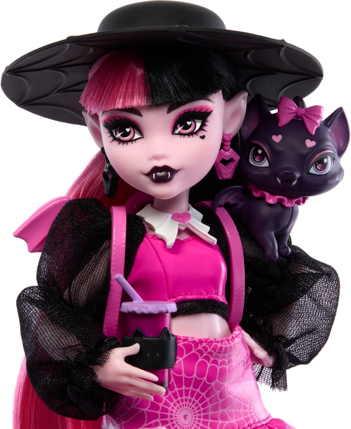 Monster High Draculaura Fashion Doll With Pet Count Fabulous And Accessories In No Color