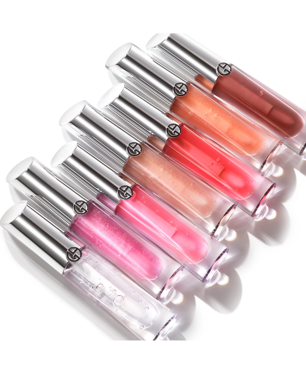 Shop Giorgio Armani Armani Beauty Prisma Glass Lip Gloss In - Amber Shine (mahogany Plum)