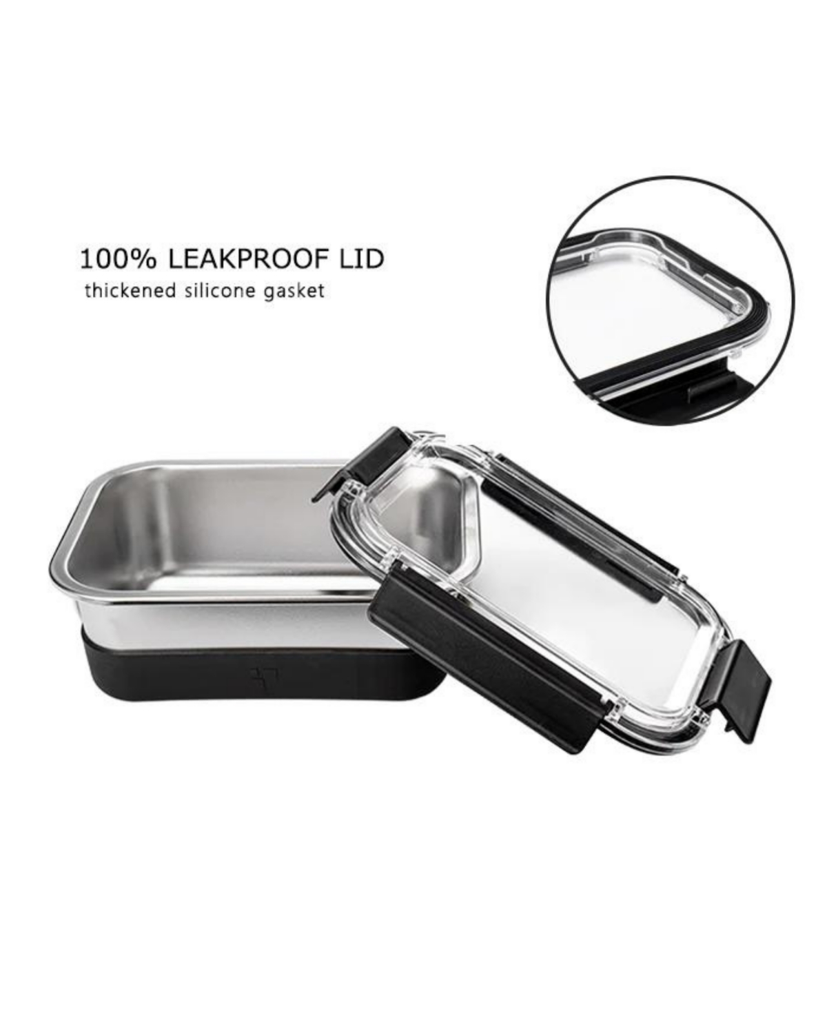 Shop Fenger Stainless Steel Leak Resistant Container With Ms Lid And Silicone Sleeve In Black